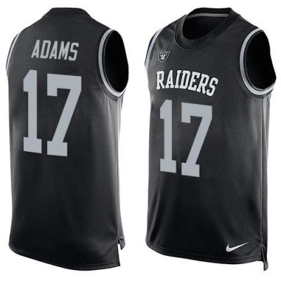 Nike Raiders #17 Davante Adams Black Team Color Stitched NFL Limited Tank Top Jersey