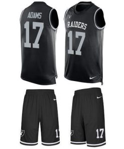 Nike Raiders #17 Davante Adams Black Team Color Stitched NFL Limited Tank Top Suit Jersey