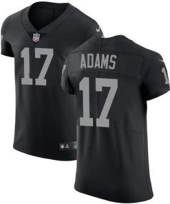 Nike Raiders #17 Davante Adams Black Team Color Stitched NFL Vapor Untouchable Elite Jersey