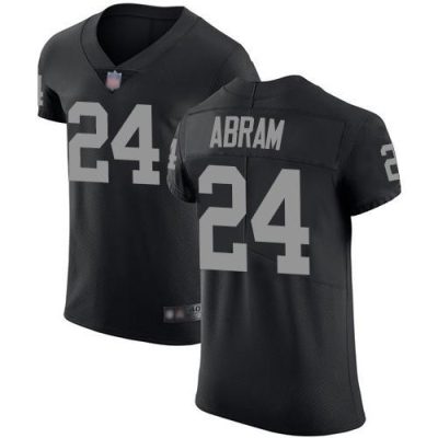 Nike Raiders #24 Johnathan Abram Black Team Color Stitched NFL Vapor Untouchable Elite Jersey
