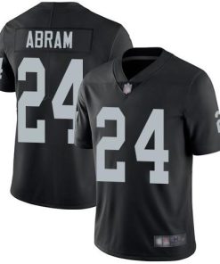 Nike Raiders #24 Johnathan Abram Black Team Color Stitched NFL Vapor Untouchable Limited Jersey