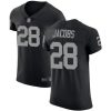 Nike Raiders #28 Josh Jacobs Black Team Color Stitched NFL Vapor Untouchable Elite Jersey