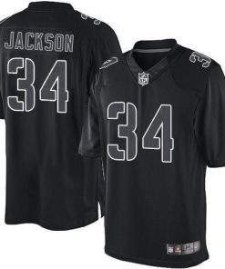 Nike Raiders #34 Bo Jackson Black Stitched NFL Impact Limited Jersey