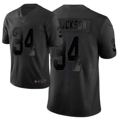 Nike Raiders #34 Bo Jackson Black Stitched NFL Limited City Edition Jersey