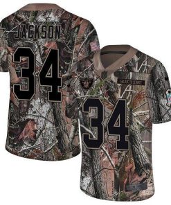 Nike Raiders #34 Bo Jackson Camo Stitched NFL Limited Rush Realtree Jersey