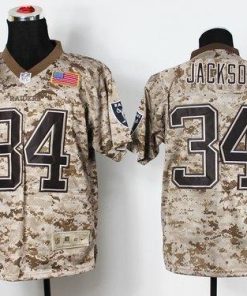 Nike Raiders #34 Bo Jackson Camo Stitched NFL New Elite USMC Jersey
