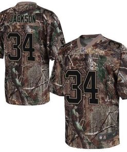 Nike Raiders #34 Bo Jackson Camo Stitched NFL Realtree Elite Jersey