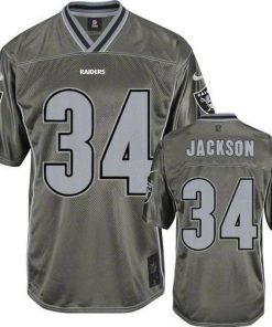 Nike Raiders #34 Bo Jackson Grey Stitched NFL Elite Vapor Jersey