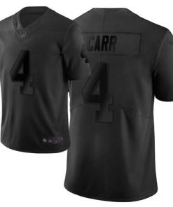 Nike Raiders #4 Derek Carr Black Stitched NFL Limited City Edition Jersey