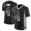 Nike Raiders #4 Derek Carr Black Team Color Stitched NFL Limited Rush Drift Fashion Jersey