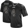 Nike Raiders #4 Derek Carr New Lights Out Black Stitched NFL Elite Jersey