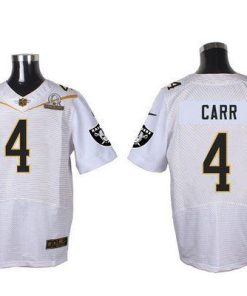 Nike Raiders #4 Derek Carr White 2016 Pro Bowl Stitched NFL Elite Jersey