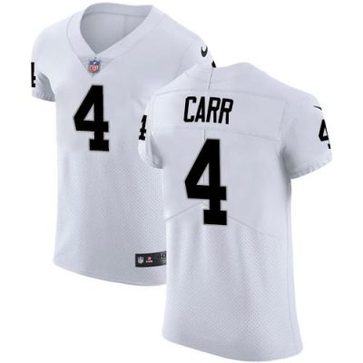 Nike Raiders #4 Derek Carr White Stitched NFL Vapor Untouchable Elite Jersey