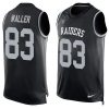 Nike Raiders #83 Darren Waller Black Team Color Stitched NFL Limited Tank Top Jersey