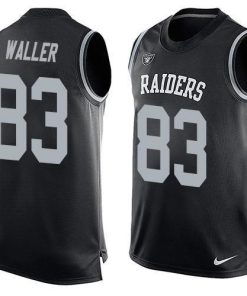 Nike Raiders #83 Darren Waller Black Team Color Stitched NFL Limited Tank Top Jersey