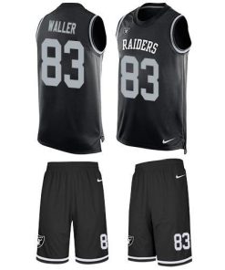 Nike Raiders #83 Darren Waller Black Team Color Stitched NFL Limited Tank Top Suit Jersey