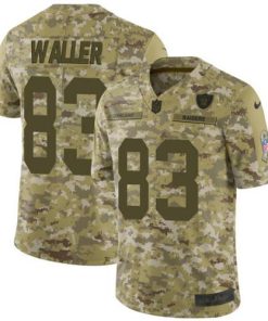 Nike Raiders #83 Darren Waller Camo Stitched NFL Limited 2018 Salute To Service Jersey