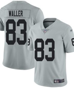 Nike Raiders #83 Darren Waller Silver Stitched NFL Limited Inverted Legend Jersey