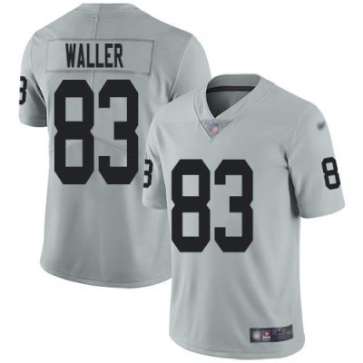 Nike Raiders #83 Darren Waller Silver Stitched NFL Limited Inverted Legend Jersey