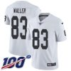 Nike Raiders #83 Darren Waller White Stitched NFL 100th Season Vapor Limited Jersey