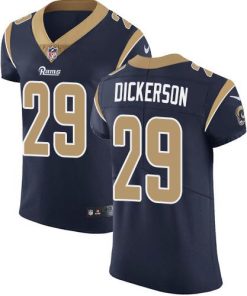 Nike Rams #29 Eric Dickerson Navy Blue Team Color Stitched NFL Vapor Untouchable Elite Jersey