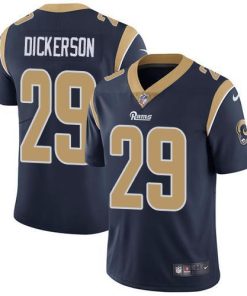 Nike Rams #29 Eric Dickerson Navy Blue Team Color Stitched NFL Vapor Untouchable Limited Jersey