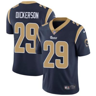 Nike Rams #29 Eric Dickerson Navy Blue Team Color Stitched NFL Vapor Untouchable Limited Jersey