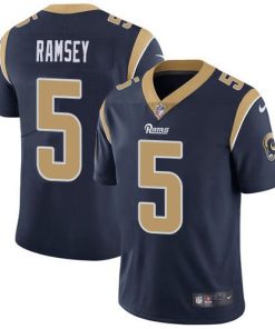 Nike Rams #5 Jalen Ramsey Navy Blue Team Color Stitched NFL Vapor Untouchable Limited Jersey