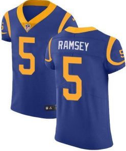 Nike Rams #5 Jalen Ramsey Royal Blue Alternate Stitched NFL Vapor Untouchable Elite Jersey