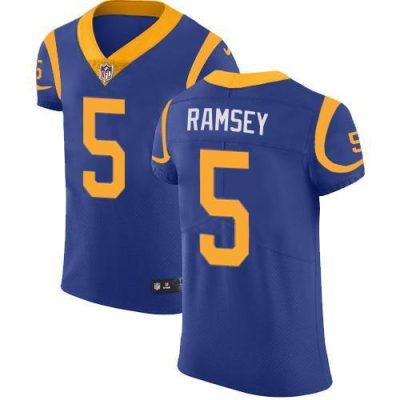 Nike Rams #5 Jalen Ramsey Royal Blue Alternate Stitched NFL Vapor Untouchable Elite Jersey