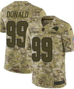 Nike Rams #99 Aaron Donald Camo Stitched NFL Limited 2018 Salute To Service Jersey
