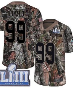 Nike Rams #99 Aaron Donald Camo Super Bowl LIII Bound Stitched NFL Limited Rush Realtree Jersey