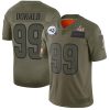 Nike Rams #99 Aaron Donald Camo Super Bowl LVI Patch Stitched NFL Limited 2019 Salute To Service Jersey