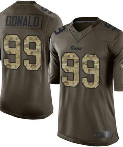 Nike Rams #99 Aaron Donald Green Stitched NFL Limited 2015 Salute To Service Jersey