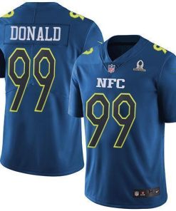 Nike Rams #99 Aaron Donald Navy Stitched NFL Limited NFC 2017 Pro Bowl Jersey