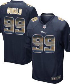 Nike Rams #99 Aaron Donald Navy Blue Team Color Stitched NFL Limited Strobe Jersey