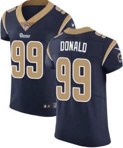 Nike Rams #99 Aaron Donald Navy Blue Team Color Stitched NFL Vapor Untouchable Elite Jersey