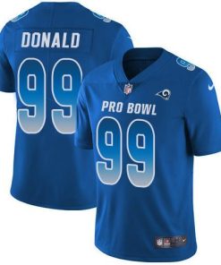 Nike Rams #99 Aaron Donald Royal Stitched NFL Limited NFC 2018 Pro Bowl Jersey