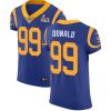 Nike Rams #99 Aaron Donald Royal Blue Alternate Super Bowl LVI Patch Stitched NFL Vapor Untouchable Elite Jersey