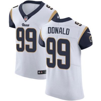 Nike Rams #99 Aaron Donald White Stitched NFL Vapor Untouchable Elite Jersey