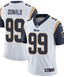 Nike Rams #99 Aaron Donald White Stitched NFL Vapor Untouchable Limited Jersey