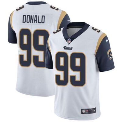Nike Rams #99 Aaron Donald White Stitched NFL Vapor Untouchable Limited Jersey