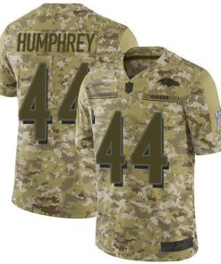Nike Ravens #44 Marlon Humphrey Camo Stitched NFL Limited 2018 Salute To Service Jersey