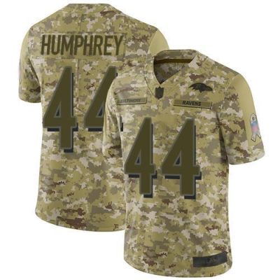 Nike Ravens #44 Marlon Humphrey Camo Stitched NFL Limited 2018 Salute To Service Jersey
