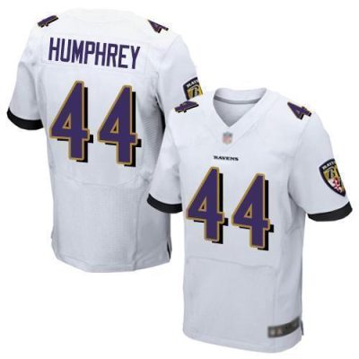 Nike Ravens #44 Marlon Humphrey White Stitched NFL New Elite Jersey