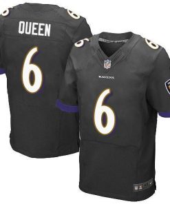 Nike Ravens #6 Patrick Queen Black Alternate Stitched NFL New Elite Jersey