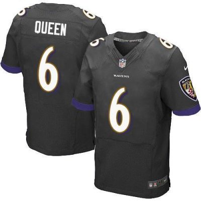 Nike Ravens #6 Patrick Queen Black Alternate Stitched NFL New Elite Jersey