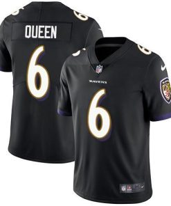 Nike Ravens #6 Patrick Queen Black Alternate Stitched NFL Vapor Untouchable Limited Jersey