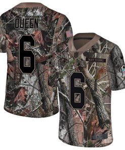 Nike Ravens #6 Patrick Queen Camo Stitched NFL Limited Rush Realtree Jersey
