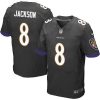 Nike Ravens #8 Lamar Jackson Black Alternate Stitched NFL New Elite Jersey